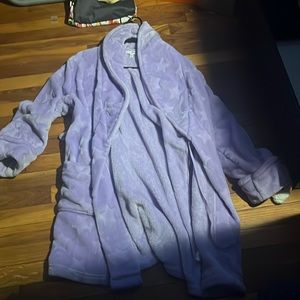 Sonoma purple kids/teen robe (M)